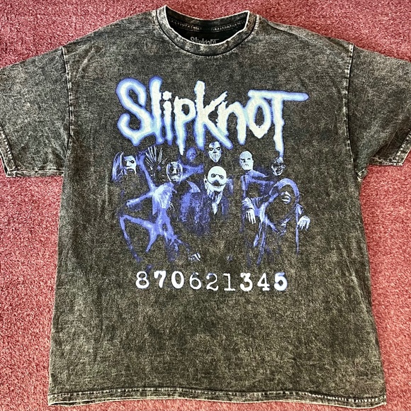 SLIPKNOT NUMBERS VINTAGE WASH GRAPHIC T SHIRT SIZE XLARGE - Picture 1 of 6